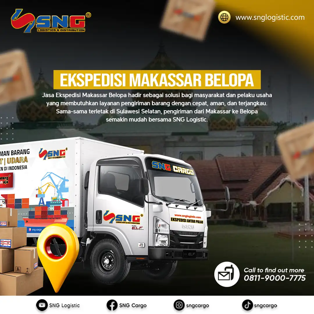 Ekspedisi Makassar Belopa via Darat 2-3 Hari Sampai